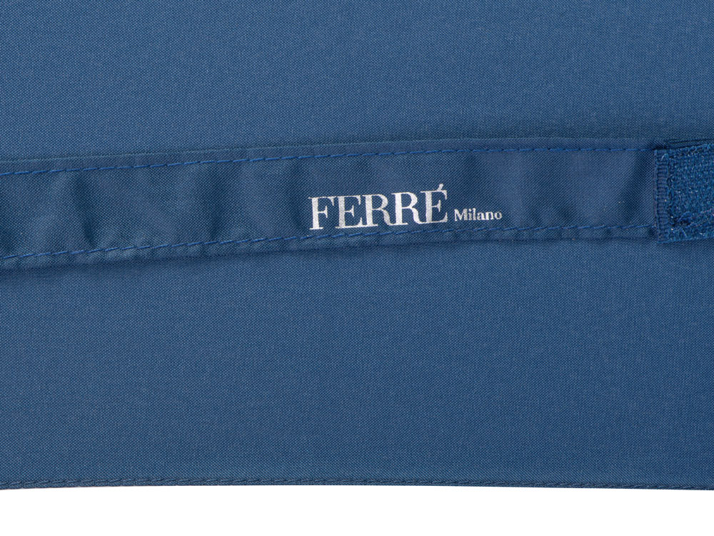 Зонт складной автоматический Ferre Milano, синий-7