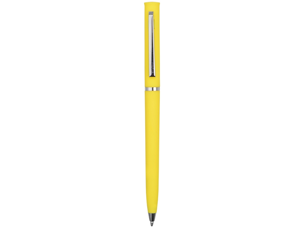 Ручка шариковая Navi soft-touch, желтый-1