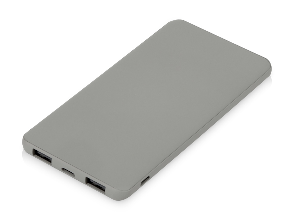 Подарочный набор с бутылкой для воды и повербанком С1, 5000 mAh, серый-3