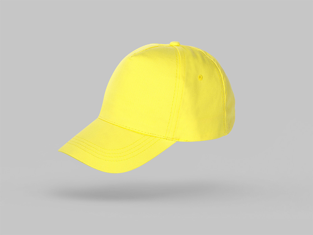 Бейсболка Мемфис 230 5-панельная, yellow-0