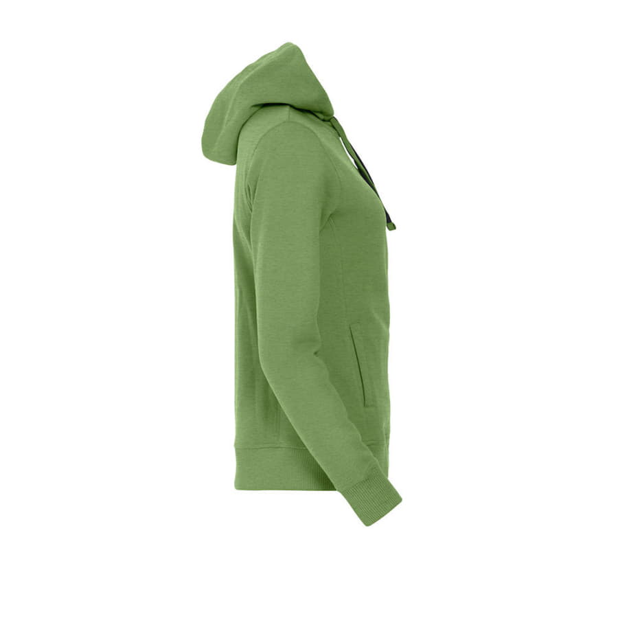 Толстовка женская Classic Hoody Full Zip, зеленый-2