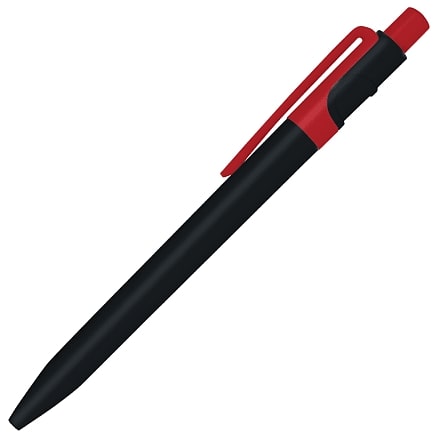 Ручка шариковая пластиковая Ravena Color, Черный/Красный-0