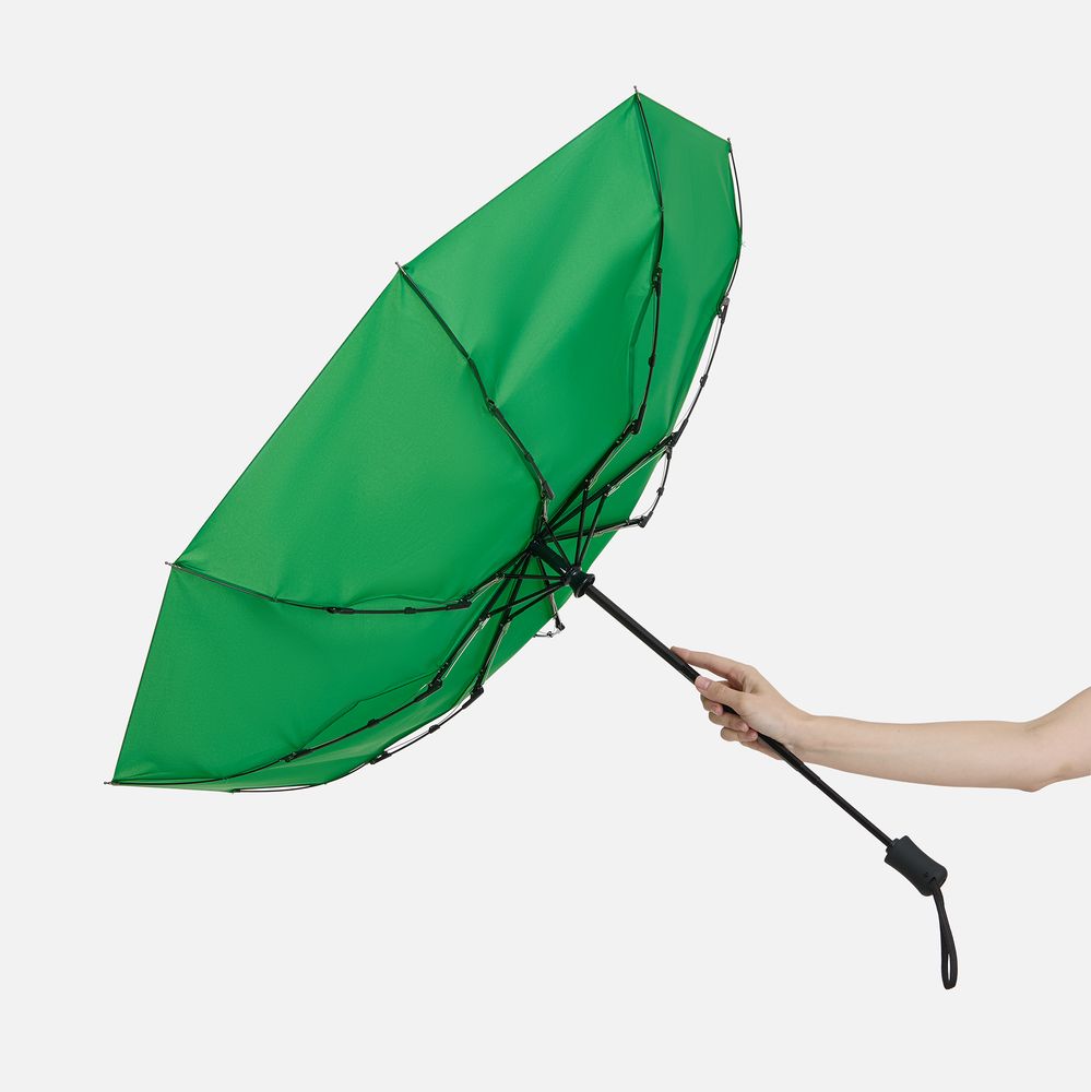 Зонт складной Monsoon, зеленый-5