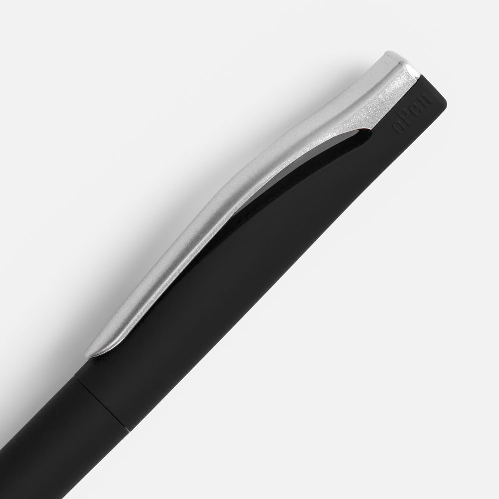 Ручка шариковая Pin Soft Touch, черная-2