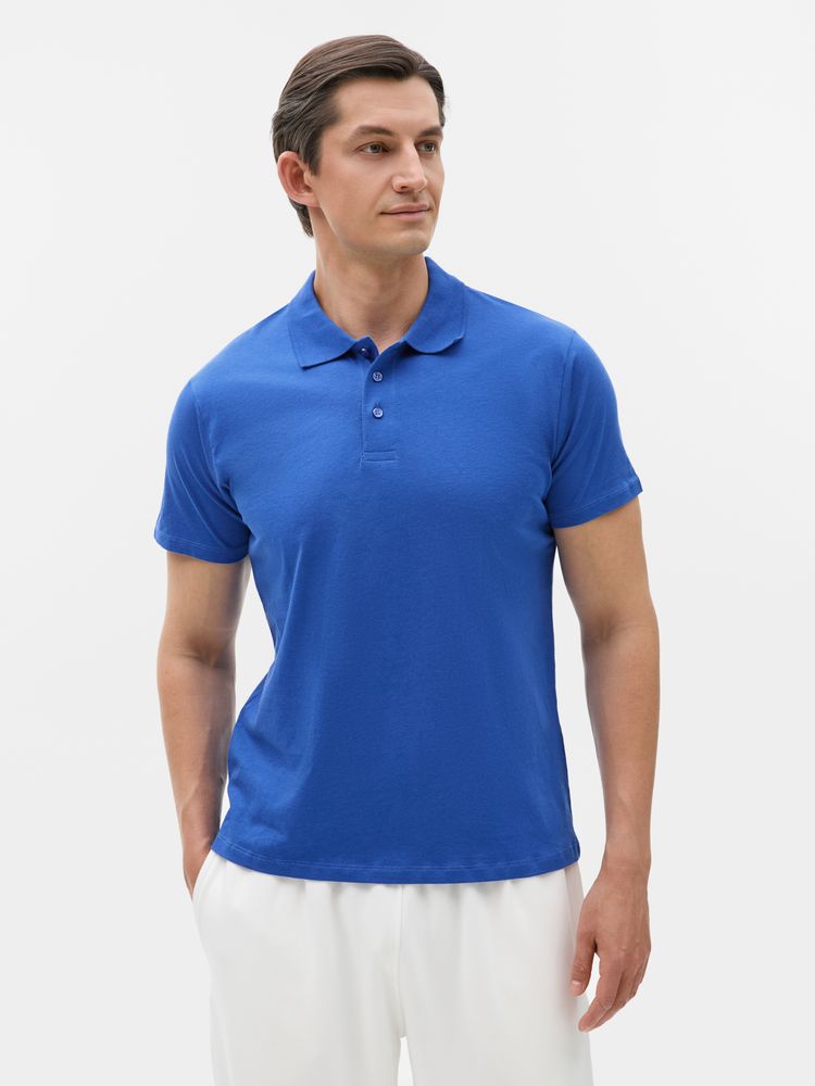 Рубашка поло мужская Prescott Men 170, ярко-синяя (royal)-4