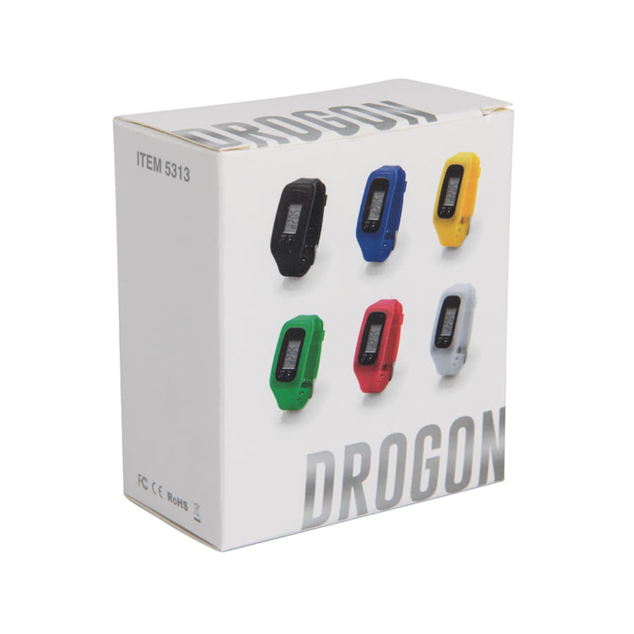 Часы наручные DROGON, черный, силиконовый ремешок, черный-2