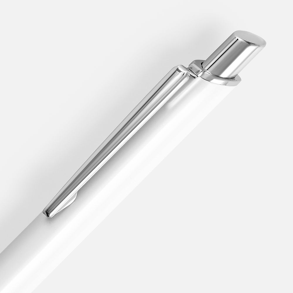 Ручка шариковая Konvent, матовая, белая-1