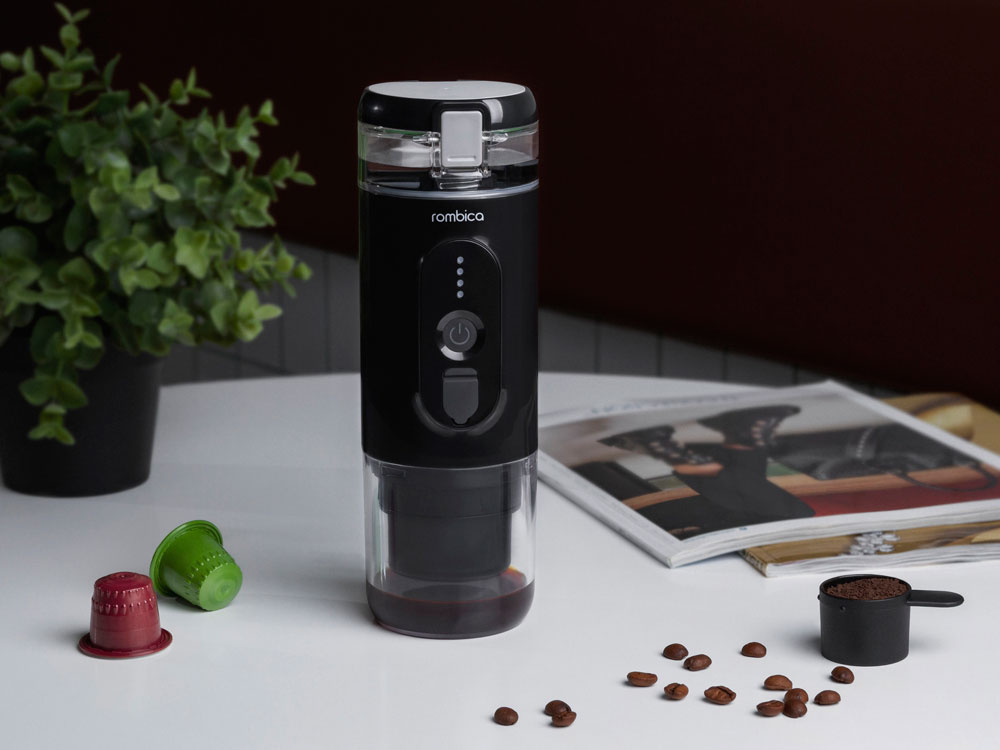 Портативная кофемашина Rombica Barista 2 Black с логотипом Rombica-7