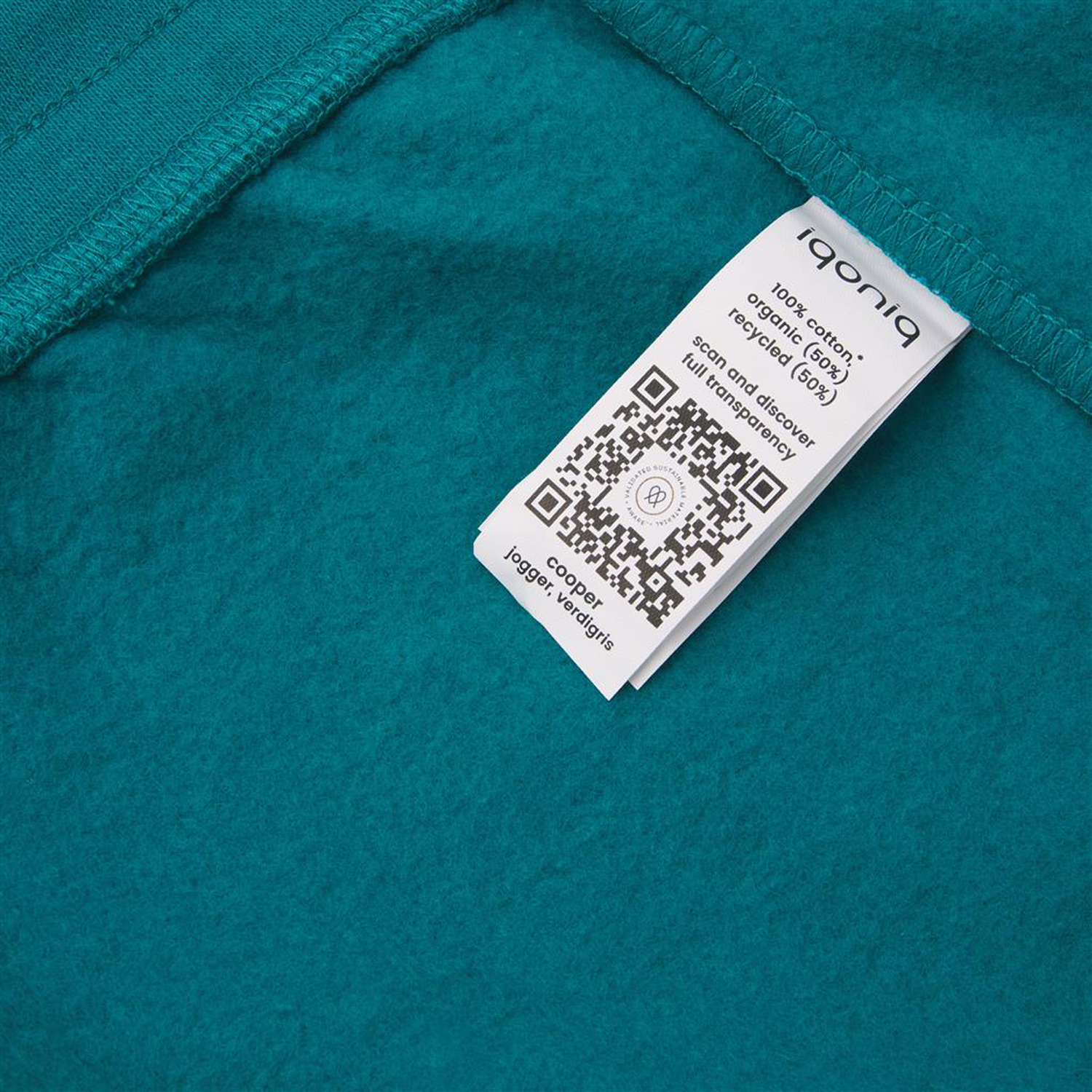 Джоггеры Iqoniq Cooper из переработанного хлопка, унисекс, 340 г/м²-7