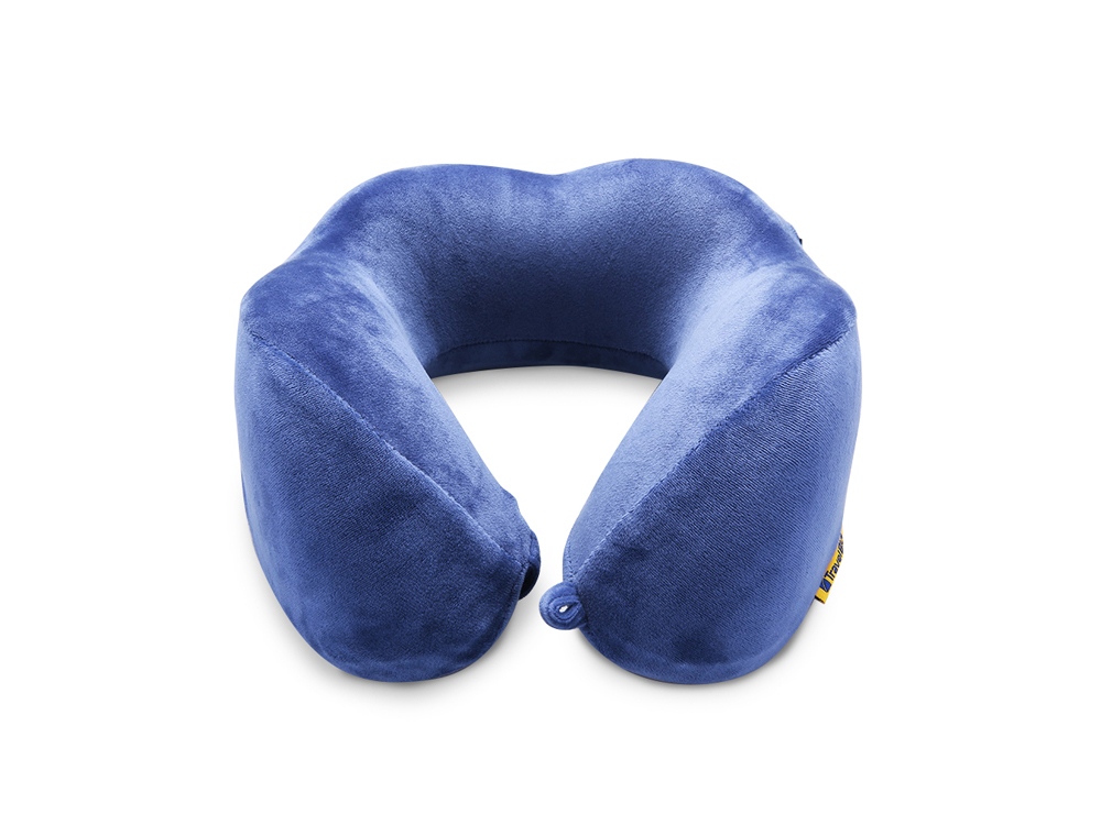 Подушка для путешествий с эффектом памяти, с капюшоном Hooded Tranquility Pillow, синий-0
