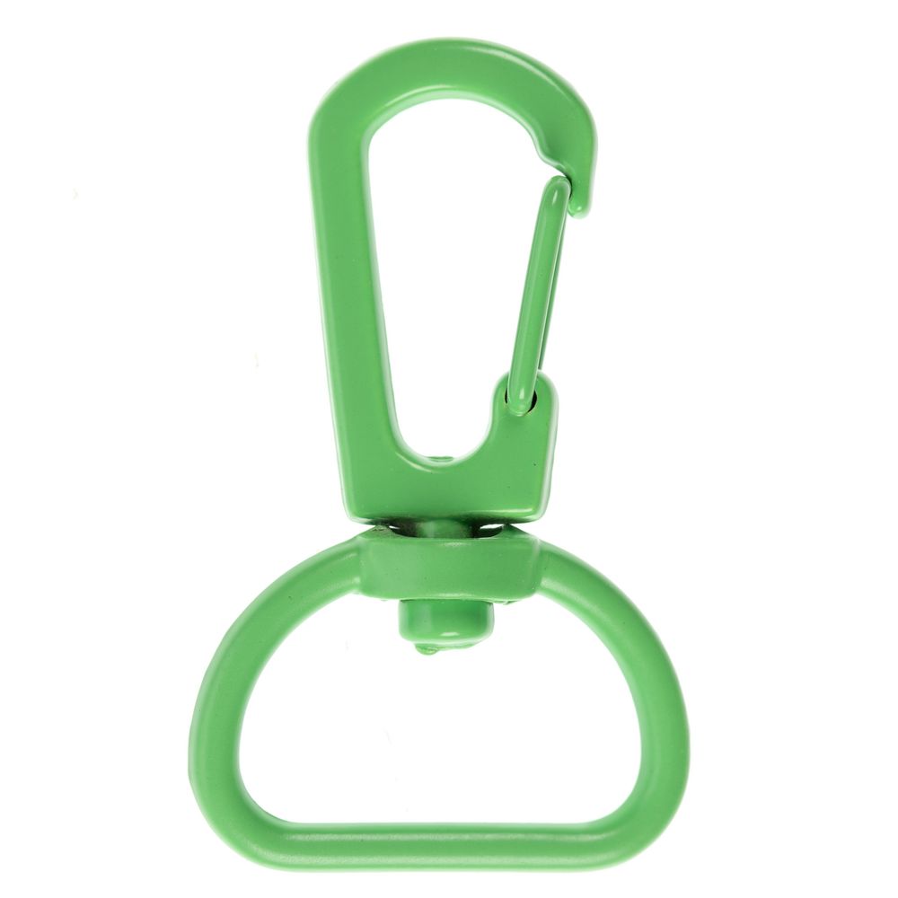 Застежка-карабин Snap Hook, M, зеленый неон-0