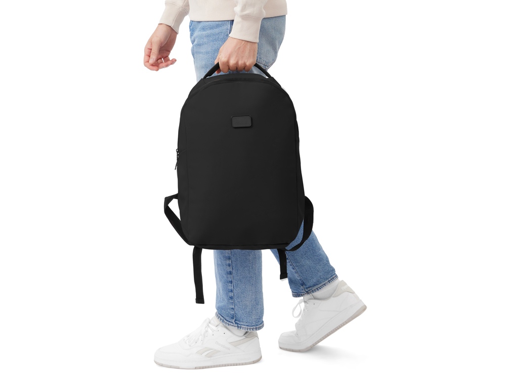 Рюкзак Sofit для ноутбука из экокожи, черный-18