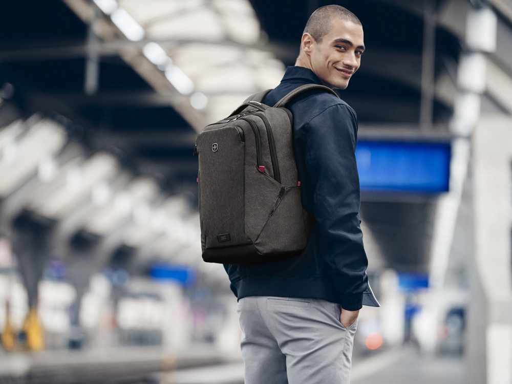Рюкзак WENGER MX Professional 16, серый, 100% полиэстер, 33х21х45 см, 21 л-8
