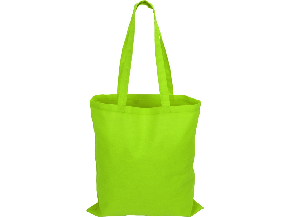 Сумка для шопинга Carryme 120 хлопковая, 120 г/м2, зеленое яблоко-2
