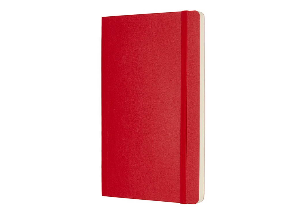 Записная книжка Moleskine Classic Soft (нелинованный), Large (13х21см), красный-0