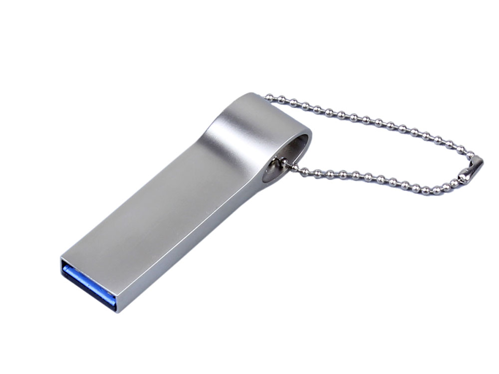 USB 2.0-флешка на 16 Гб с мини чипом, компактный дизайн, боковое отверстие для цепочки-0