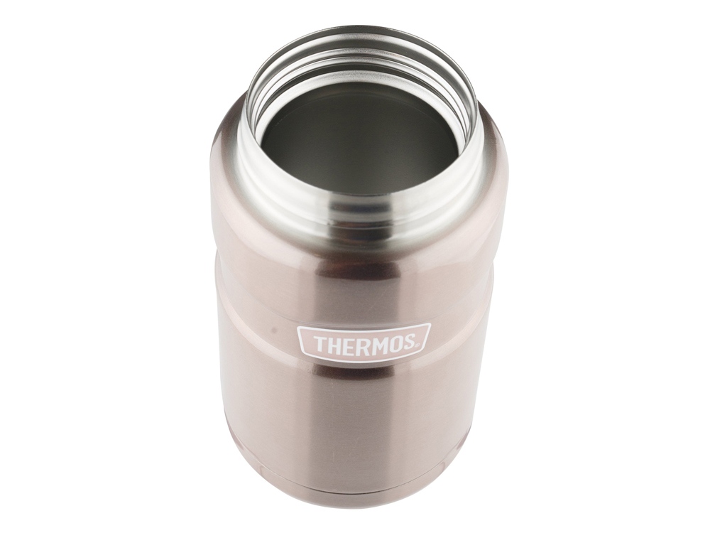 Термос из нерж. стали с ложкой тм THERMOS SK3021Р 0,7L, розовый-2