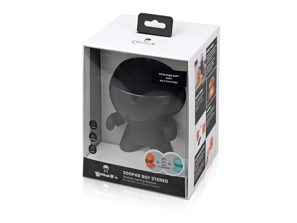Портативная колонка X5 XOOPAR BOY STEREO, черный-4