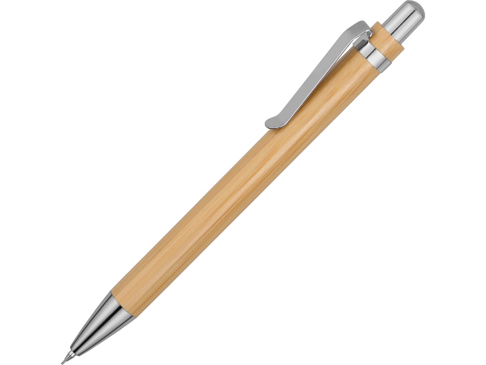 Механический карандаш Bamboo, бамбуковый корпус.-0