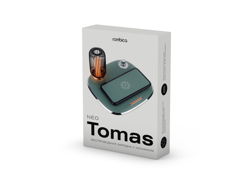 Беспроводное зарядное устройство Rombica NEO Tomas Quick Green-3