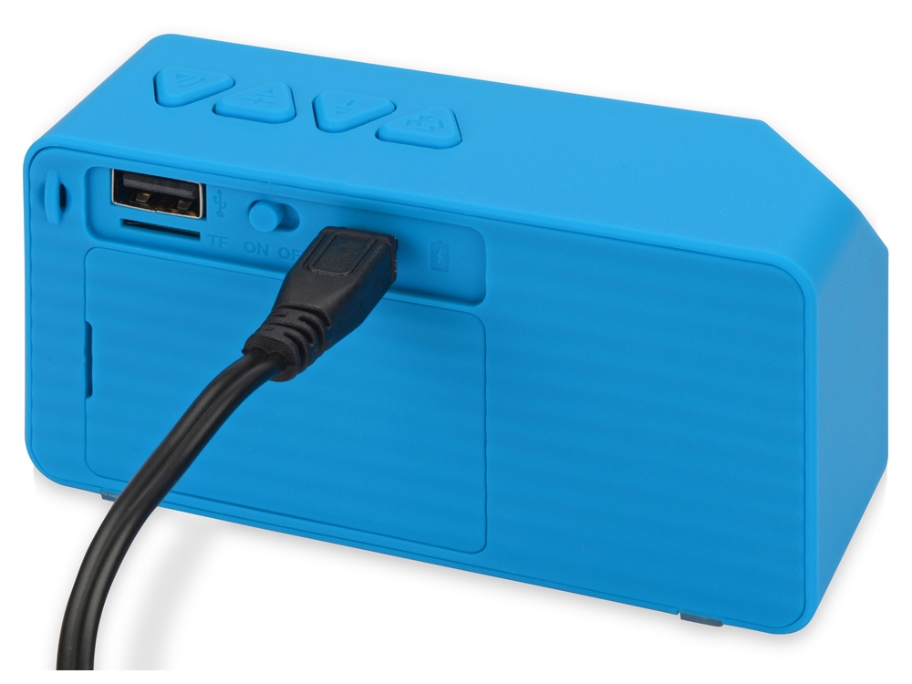 Портативная колонка Bermuda с функцией Bluetooth, голубой-1