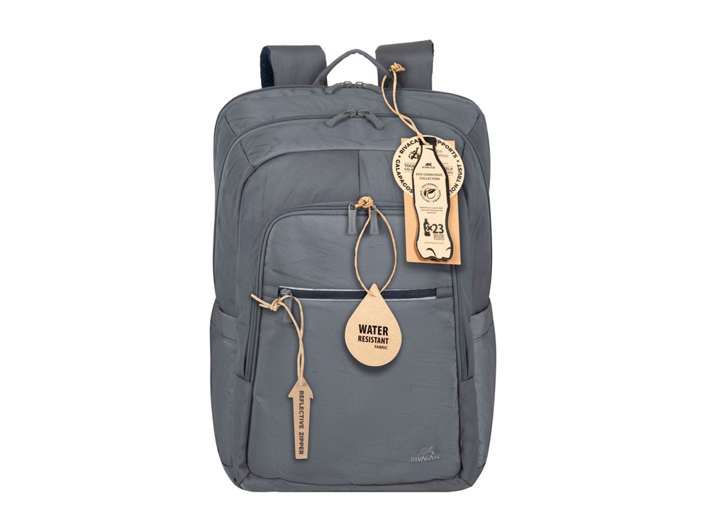 RIVACASE 7569 grey ECO рюкзак для ноутбука 17.3 / 6-2