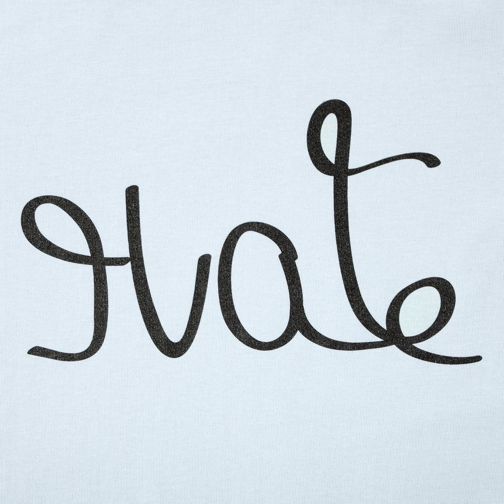 Футболка женская Hate-Love, голубая-5