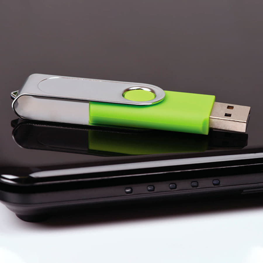 USB flash-карта "Dropex" (8Гб), белый, серебристый-3