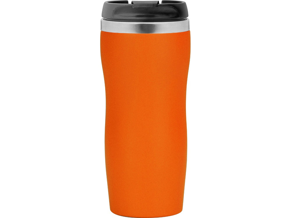 Термокружка Double wall mug C1, soft touch, 350 мл, оранжевый-2