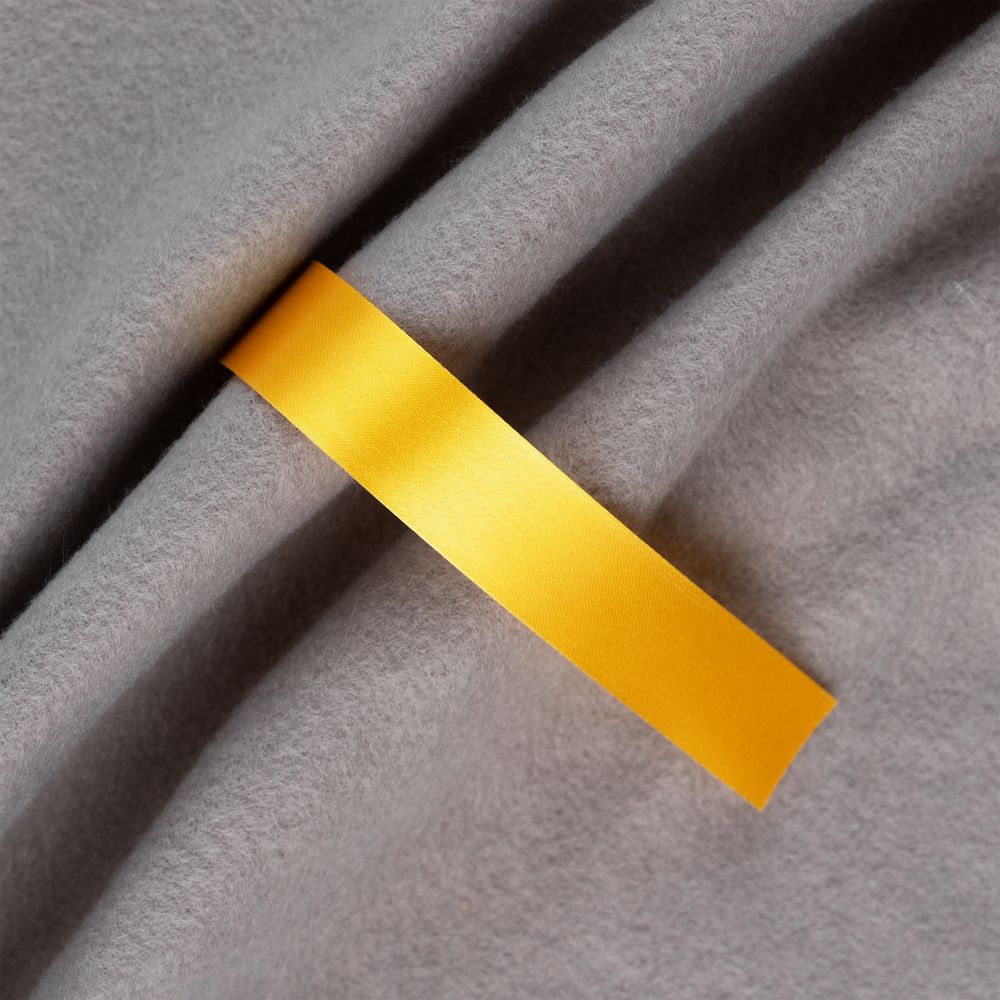 Лента сатиновая Satin 20 S, желтая, 40 см-0