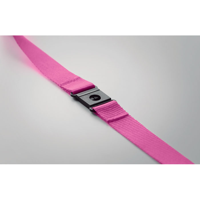 Lanyard in RPET 20 mm, фуксия-1