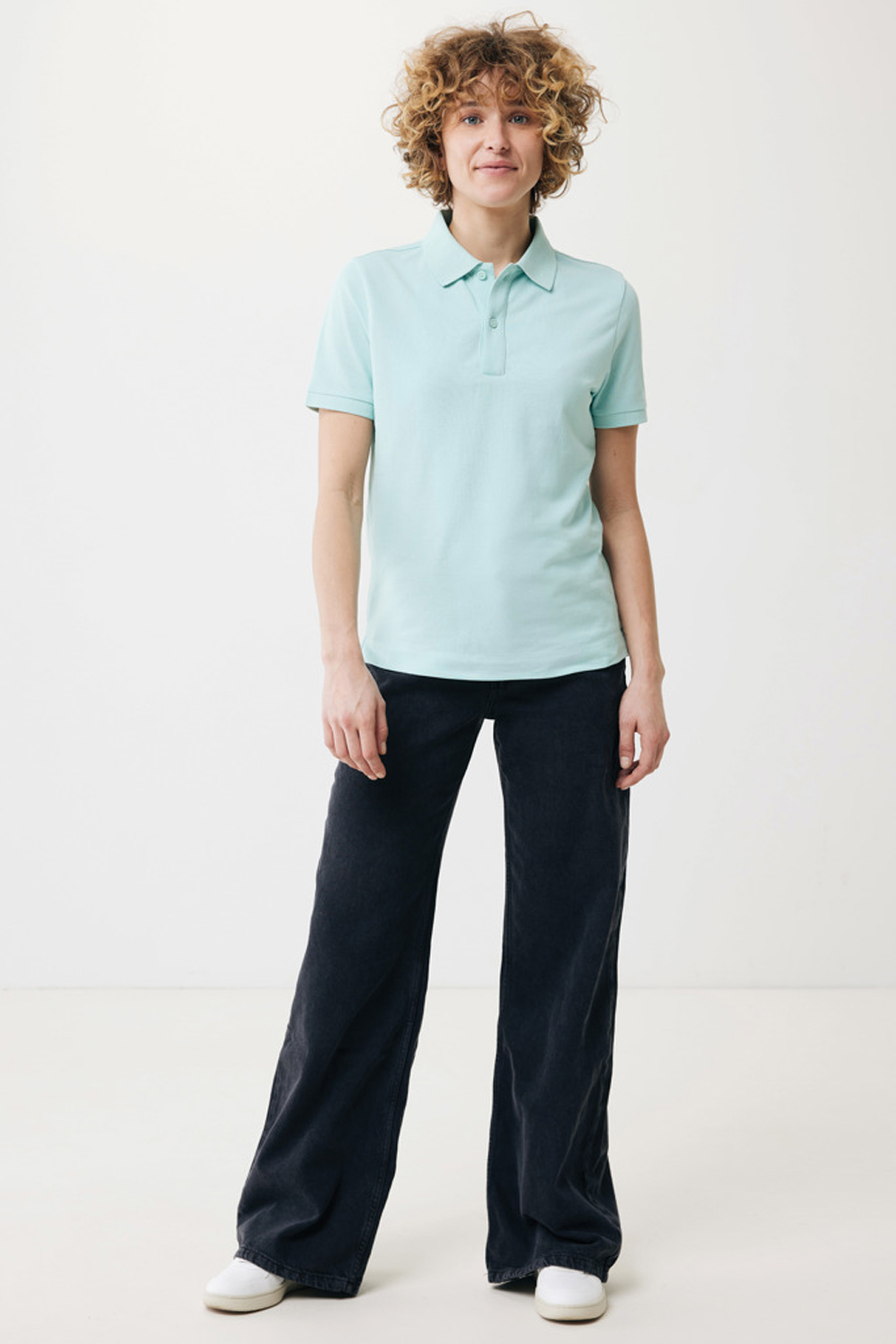 Рубашка поло Iqoniq Yosemite из переработанного хлопка-пике, унисекс, 220 г/м²-5
