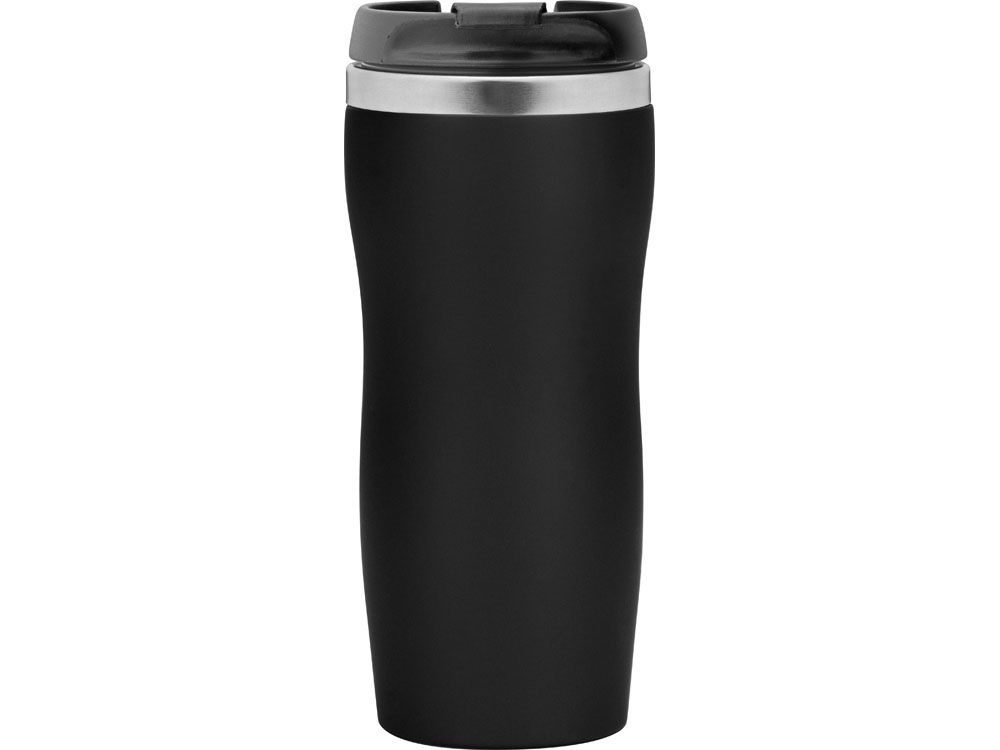 Термокружка Double wall mug C1, soft touch, 350 мл, черный-2
