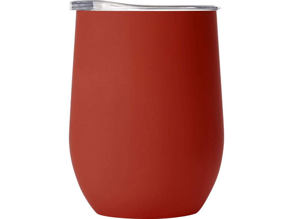 Термокружка Vacuum mug C1, soft touch, 370мл, красный-2