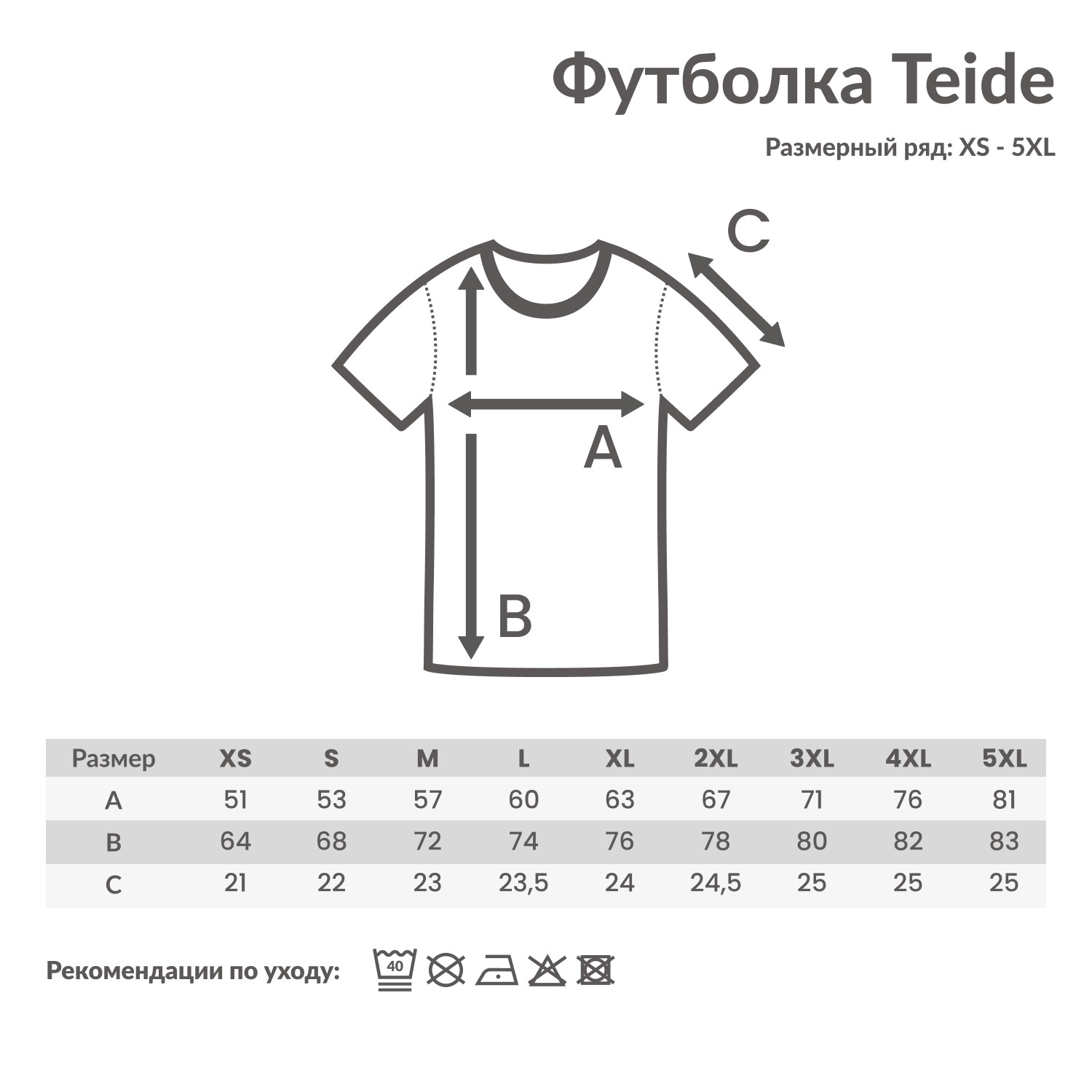 Футболка Iqoniq Teide из переработанного хлопка, унисекс, 180 г/м²-3