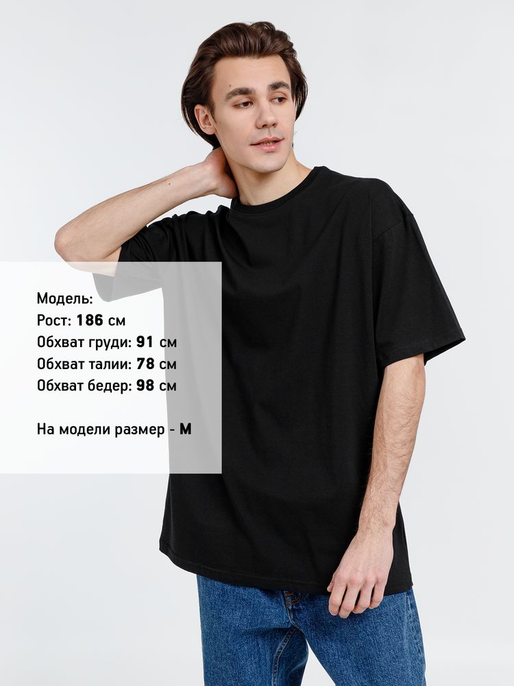 Футболка оверсайз унисекс Big Haul, черная-5