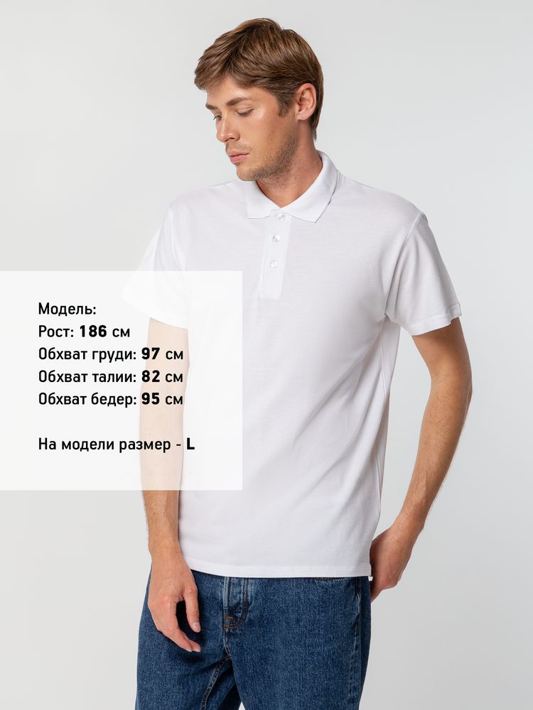 Рубашка поло мужская Spring 210, бордовая-2