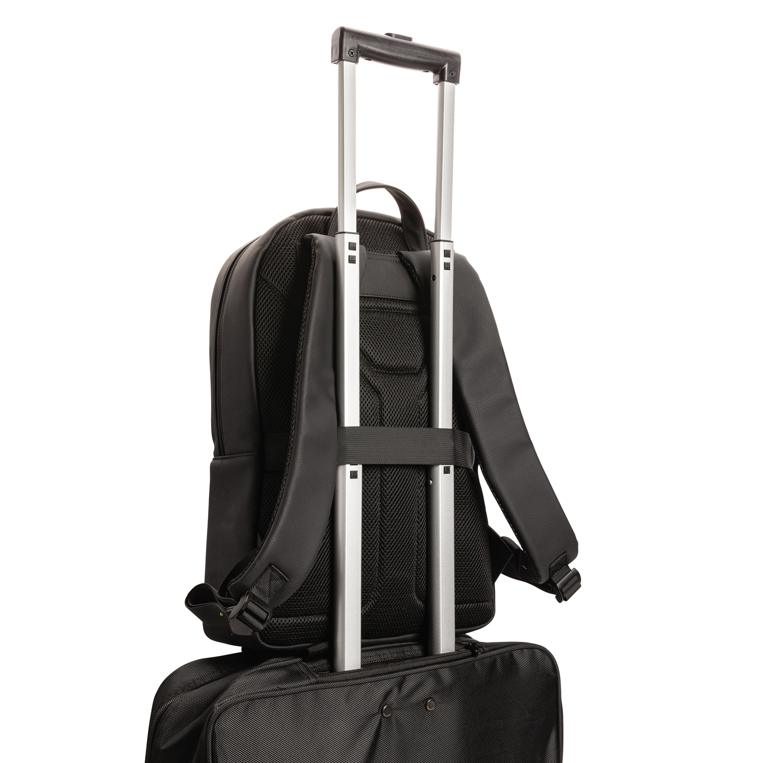 Рюкзак для ноутбука Swiss Peak Deluxe из экокожи (без ПВХ)-8