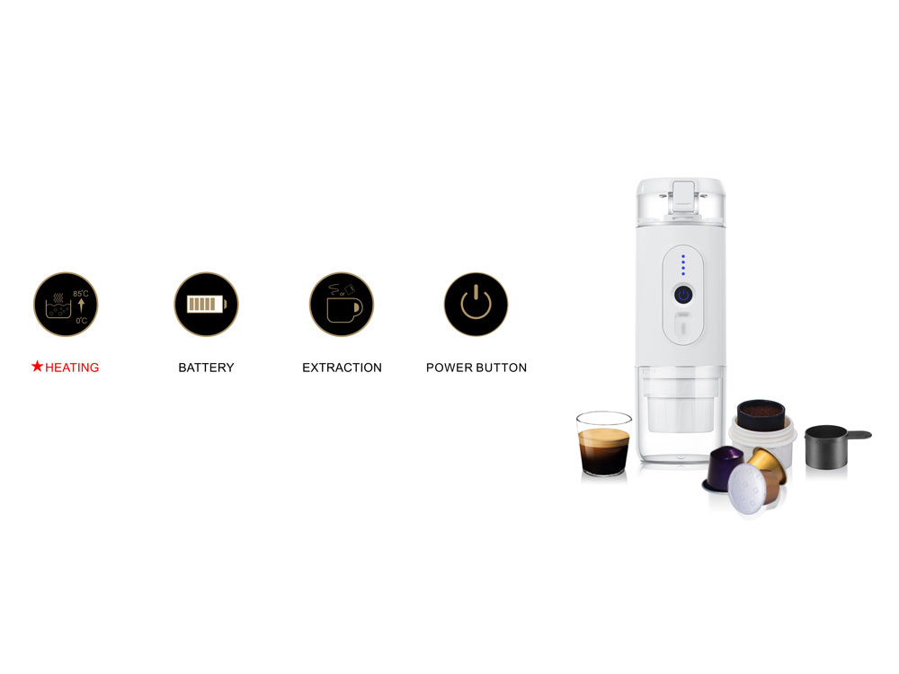 Портативная кофемашина Rombica Barista 2 White-6