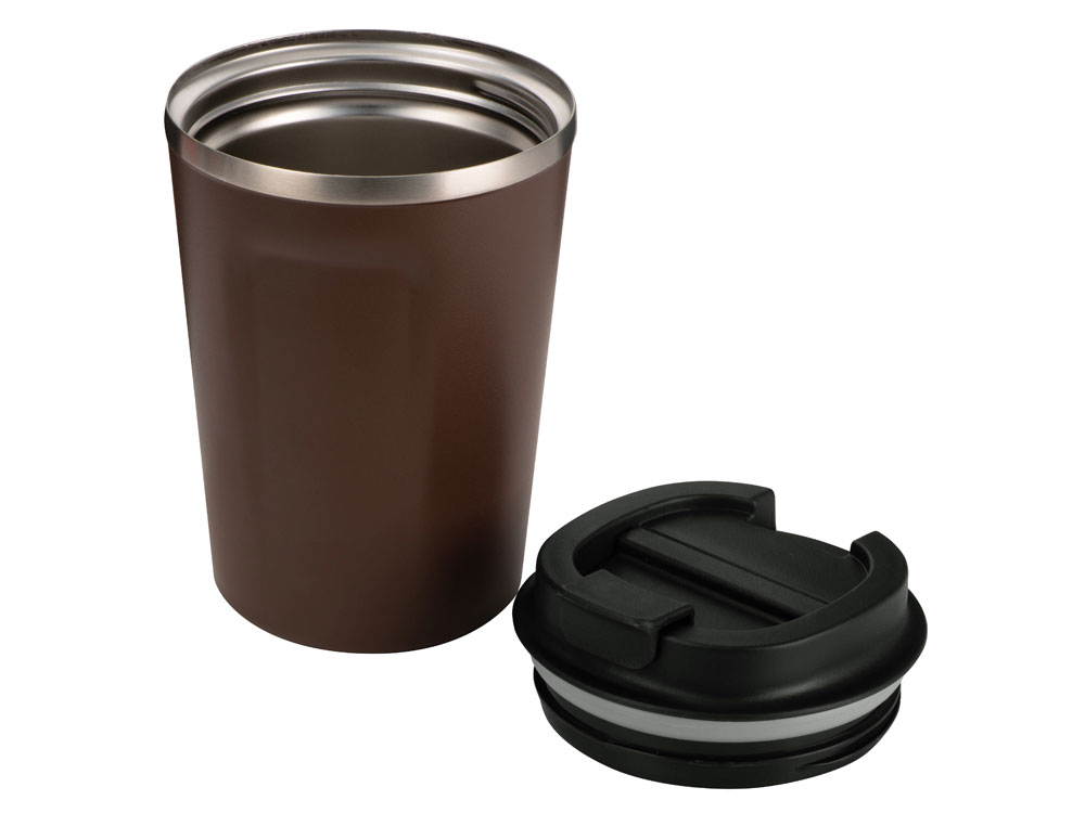 Термокружка CAFe COMPACT, 380 мл, коричневый-2