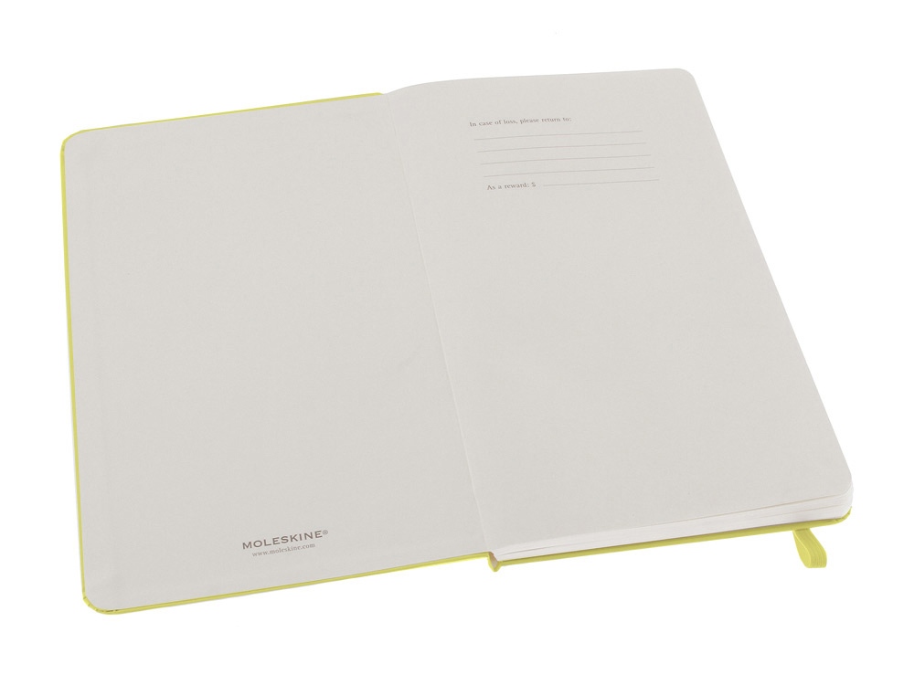 Записная книжка Moleskine Classic (в линейку) в твердой обложке, Large (13х21см), цитрусовый-1