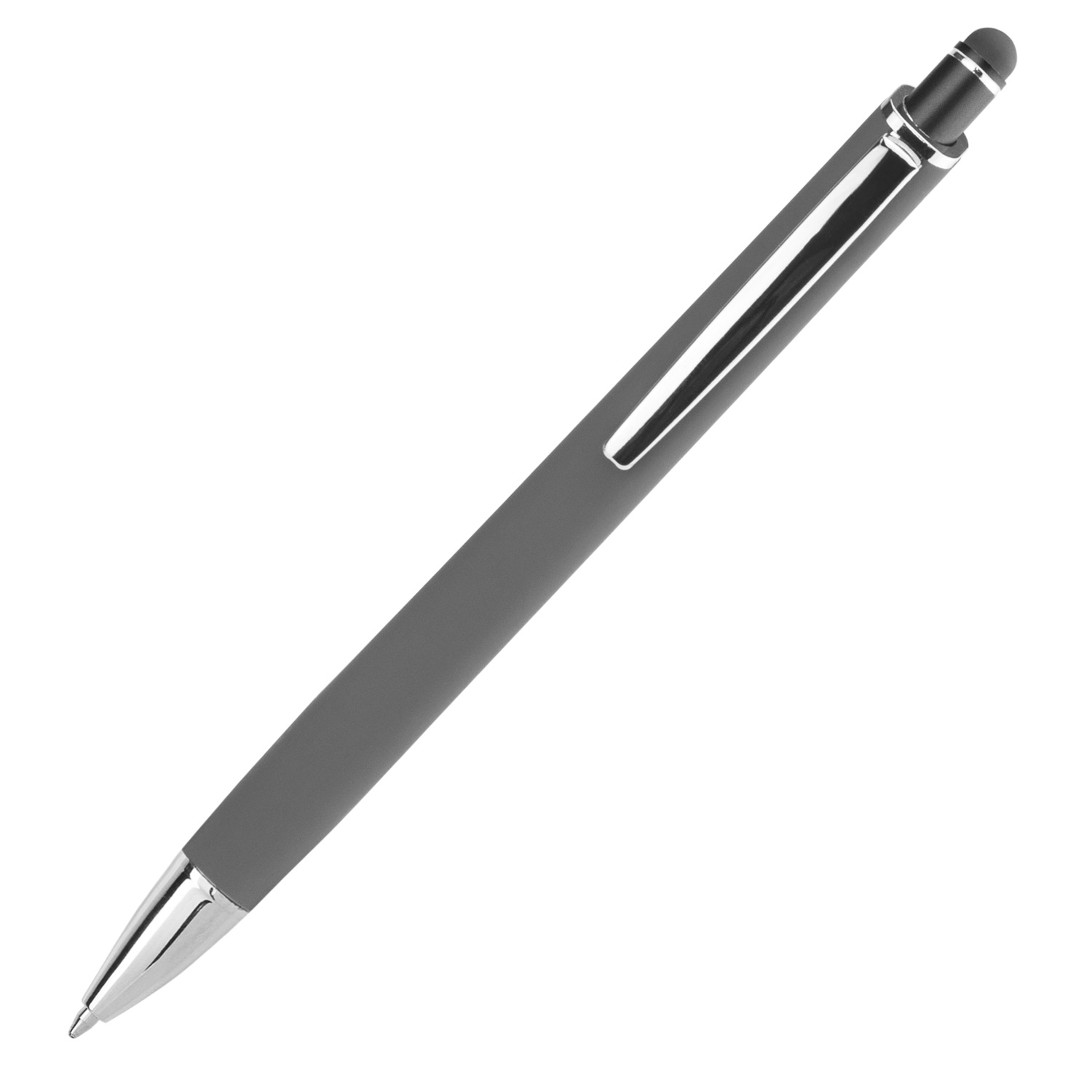 Шариковая ручка Куаттро (Quattro), серая-1