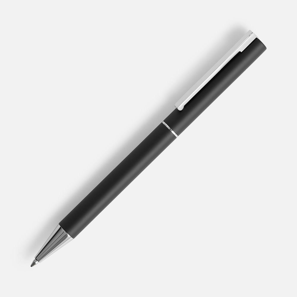 Ручка шариковая Blade Soft Touch, черная-0