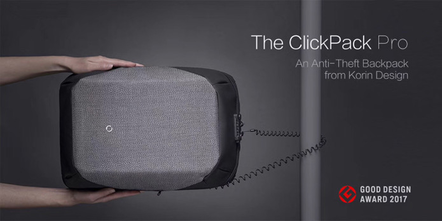 Рюкзак KORIN ClickPack Pro 46х34х16 см, комбинированный черный/серый-11