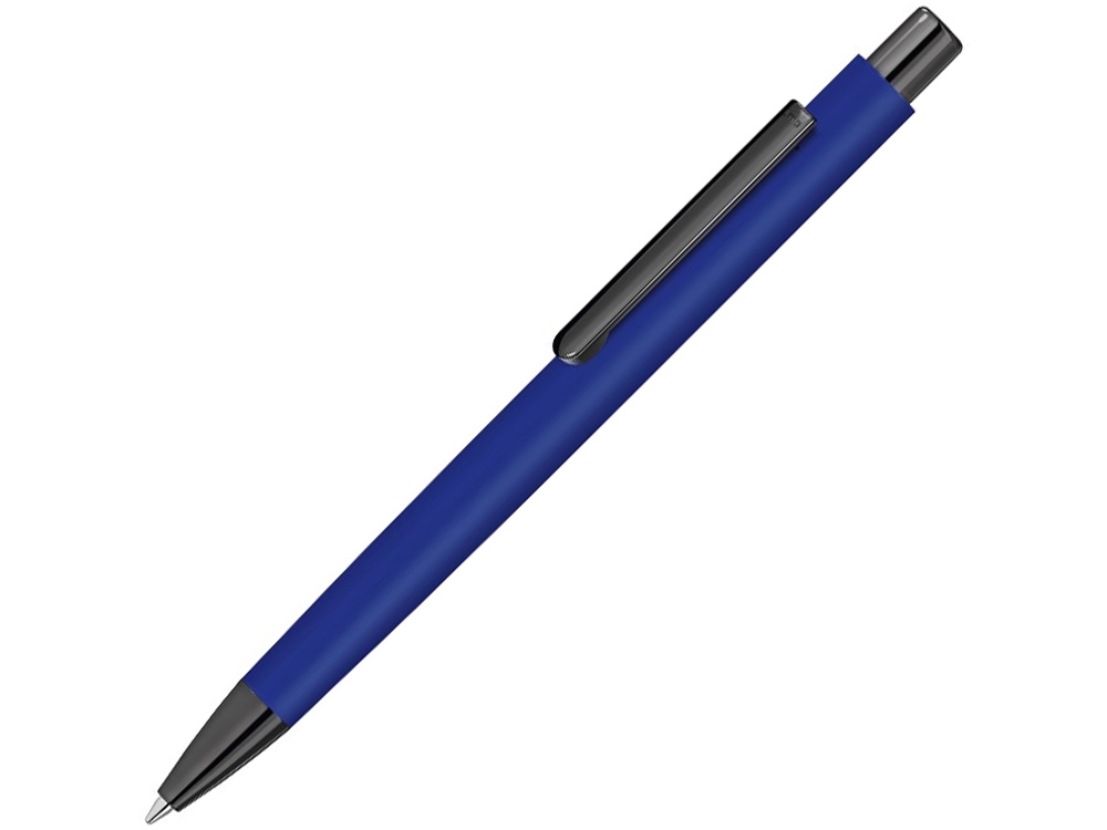 Металлическая шариковая ручка soft touch Ellipse gum, синий-0