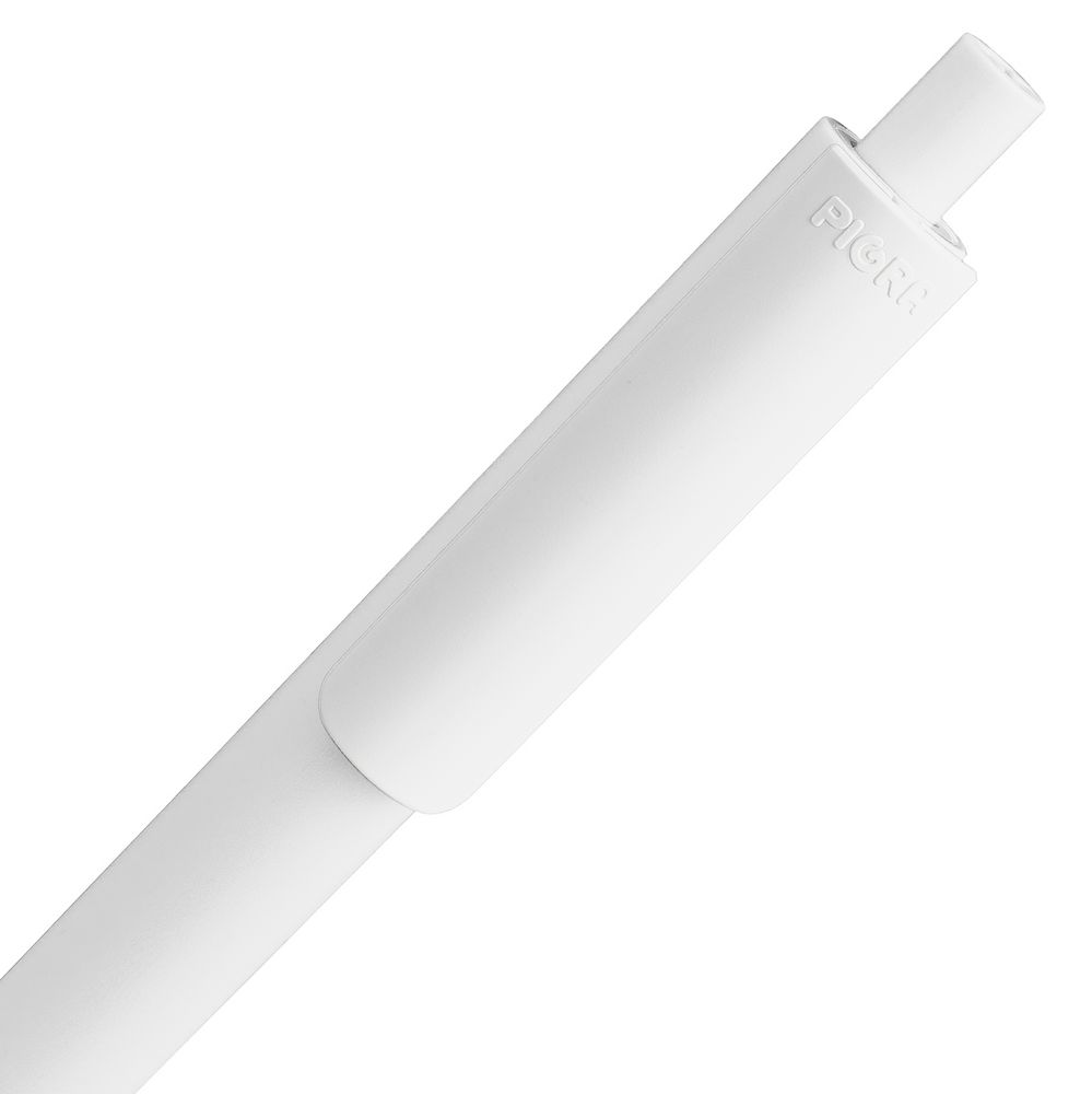 Ручка шариковая Pigra P03 Mat, белая-2