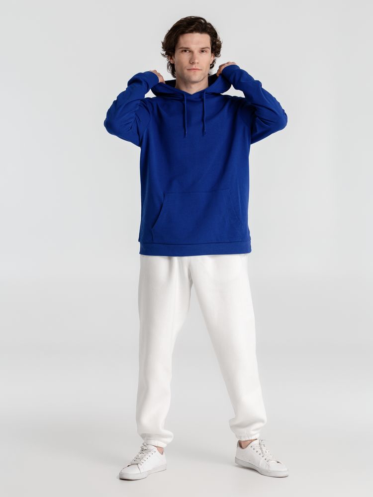 Толстовка с капюшоном унисекс Hoodie, ярко-синяя-8