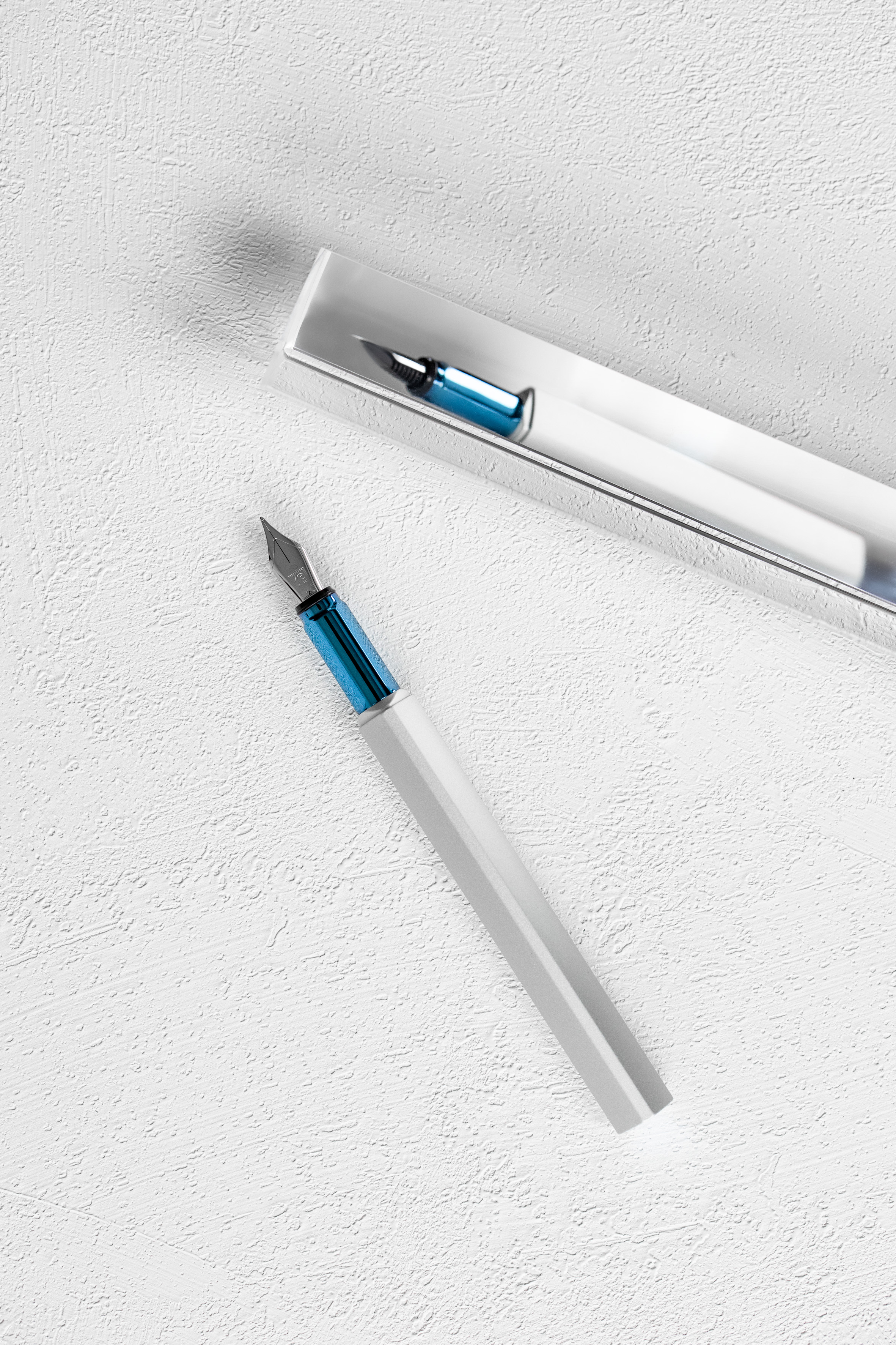 Перьевая ручка Pininfarina PF One SILVER /BLUE-5