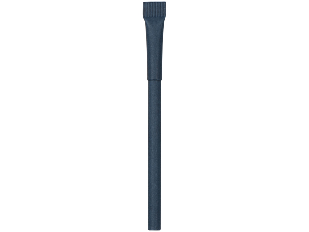 Ручка картонная с колпачком Recycled, синий (4153C)-2