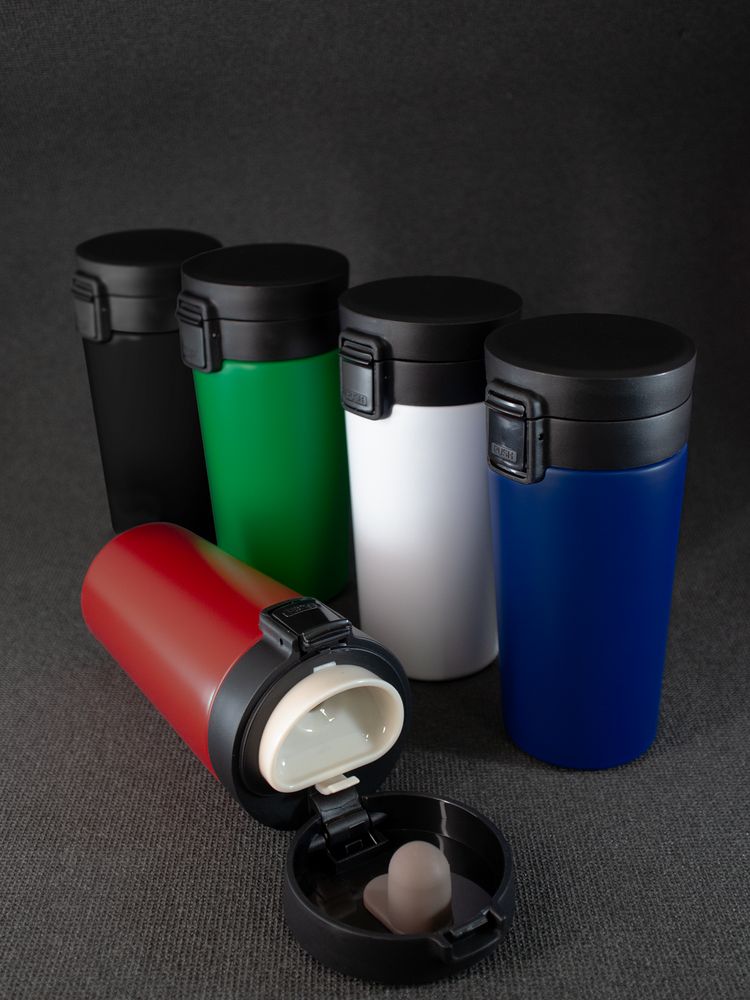 Термостакан с ситечком No Leak Infuser, черный-5